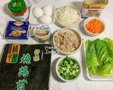 韓式折疊飯糰(三款)(影片)的食譜步驟1照片