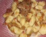 Foto del paso 8 de la receta: Ñoquis de papas con salsa y carne