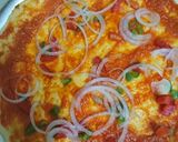 A picture of step 6 of Pizza in tikka boti at home.