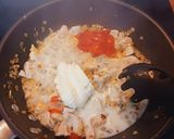 Foto del paso 4 de la receta: Espaguetis con pollo cremoso