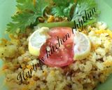 A picture of step 5 of Poha Upma with carrot.