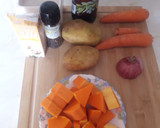 Foto del paso 1 de la receta: Crema de calabaza y zanahoria