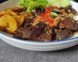 Cara Membuat Geprek Daging Bumbu Uyah Bawang 4