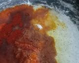 A picture of step 3 of Schezwan sauce baby potatoes.