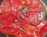 A picture of step 2 of Confit of Piquillo Peppers.