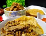 Foto langkah ke 4 dari resep Gule Kacang Ijo Roti Cane Surabaya.