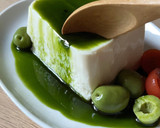 Foto del paso 3 de la receta: Receta de 1 minuto:  Tofu con salsa de Matcha