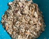 A picture of step 3 of Spicy Shredded Chicken Dip.