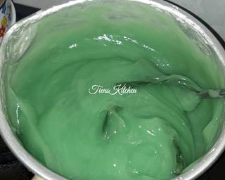 Cendol Kenyal Lembut - Step 2