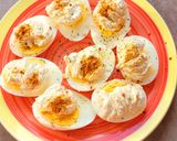 صورة لخطوة 3 من وصفة سلطة البيض المحشي(ميموزا)🥚🥚