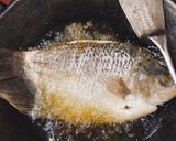 Foto langkah ke 4 dari resep Ikan Gurame Bakar Pedas Nampol Sedap Nian.