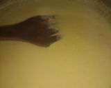 A picture of step 4 of Besan milk.