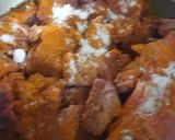 A picture of step 1 of Beef biryani.