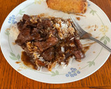 A picture of step 4 of Slow Cooker Mongolian Beef.