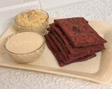 A picture of step 23 of Color Burst Breakfast (Beetroot Paneer Paratha with Curd, Rice Kheer & Chips).