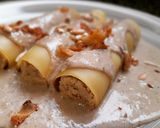 Foto del paso 7 de la receta: Canelones de pollo rustido con salsa de foie y ceps