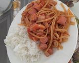 Foto del paso 8 de la receta: Pasta de salchichas y base de tomate
