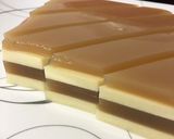 Hình bước làm 6 của món Rau câu Flan cheese.