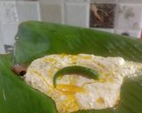 A picture of step 5 of Gondhoraj Pabda Paturi/ Kafir lime fish paturi.