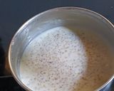 A picture of step 5 of Broken Wheat Kheer with pumpkin seeds.
