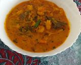 A picture of step 5 of Doi chingri prawns- bengali recipe.