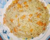 A picture of step 4 of Carrots noodles.