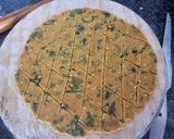 A picture of step 2 of Methi na shakkarpara.