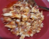 Gambar langkah 3 resipi Pau sambal ayam.