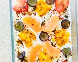 A picture of step 4 of Steamed dahi wada with fruits#Monsoon Delight27/6/2018.