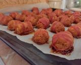 Baconba tekert fasírt golyó recept fázis 5 fotója
