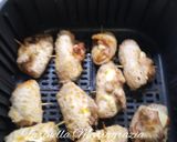 A picture of step 5 of Pork Loin Roll-Ups in the Air Fryer.