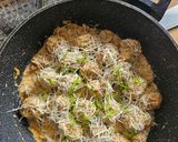 Foto del paso 10 de la receta: Albóndigas con salsa de portobellos y parmesano