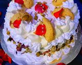 A picture of step 7 of Rasmalai Cake (mother's day special).