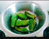 A picture of step 1 of Healthy tasty bharava bitter gourd sabji.