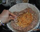 Giant Spaghetti Stuffed Meatball recipe step 4 photo