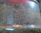 A picture of step 3 of Moong dal halwa.