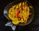 A picture of step 7 of Bele Posto’r Jhaal.