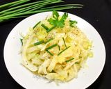 Hình bước làm 3 của món Bắp Cải Xào Chay