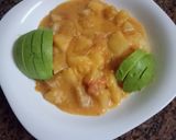 A picture of step 1 of Creamy cassava #weekly jokini challenge#4week challange#author.