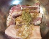 รูปขั้นตอนการทำที่ 1 ของ ยำหมูสามชั้นอบคีโต