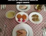 Foto del paso 11 de la receta: Salmón en vaporera y salsa de yogur casera
