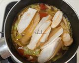 梅花肉片蕃茄湯/10分鐘的食譜步驟3照片