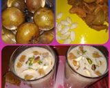 A picture of step 1 of Chiku almond shake.