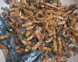 Foto langkah ke 9 dari resep Oseng Tempe Ampela Cabai Hijau.