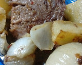 Foto del paso 6 de la receta: Tortuguita de cerdo al horno con vegetales