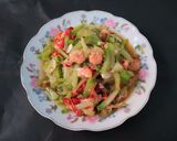Foto langkah ke 5 dari resep Tumis Sayur Labu Siam Udang.