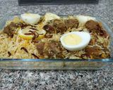 A picture of step 13 of Easy Mutton Biryani.