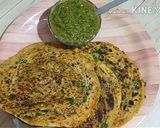 A picture of step 14 of Garlic Paratha with Chutney.