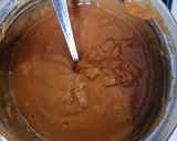 A picture of step 3 of Papaya Halwa.