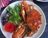 Foto langkah ke 7 dari resep Kepiting Saos Lada Hitam.